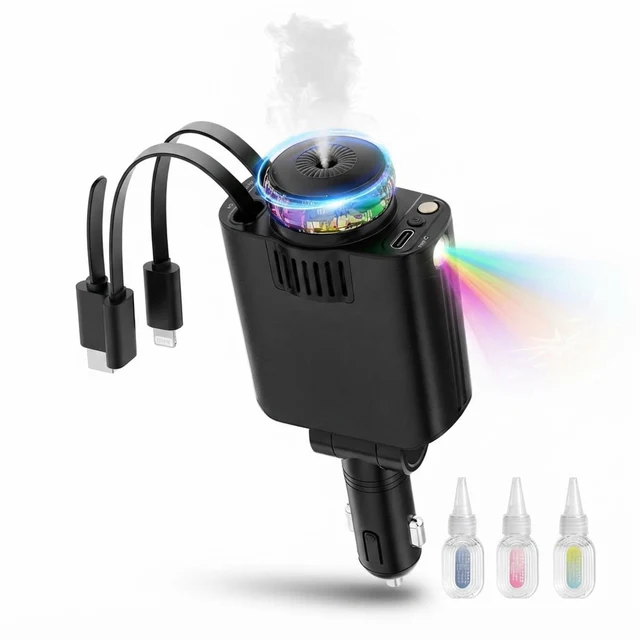 STARLIGHT CAR CHARGER 5 in 1 - إكسسوارات السيارة بالجملة Errayhany Grossiste المغرب