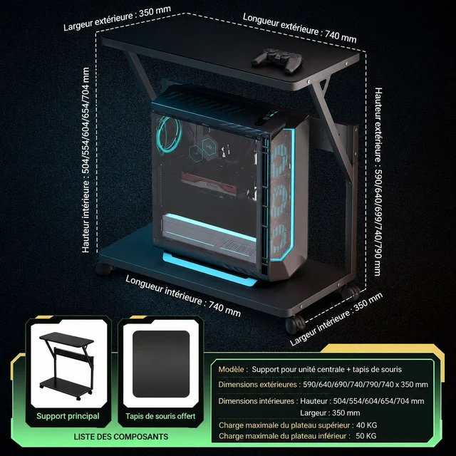 TABLE PC GAMER - عام بالجملة Errayhany Grossiste المغرب