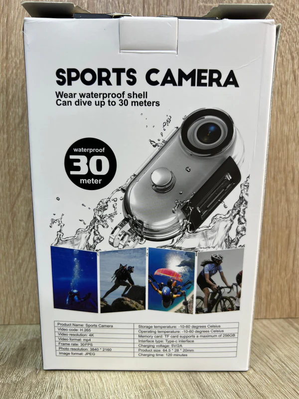 SPORTS CAMERA 4K WIFI H265 - كاميرات بالجملة Errayhany Grossiste المغرب