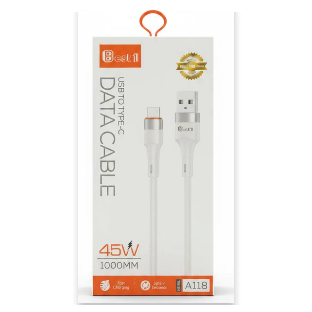 كابل بيانات USB إلى Type-C عالي السرعة للشحن السريع - كابلات بالجملة Errayhany Grossiste المغرب