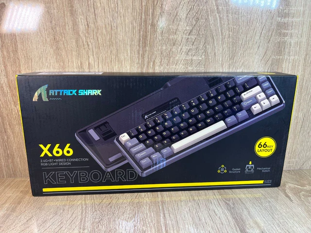 CLAVIER ATTAQUE SHARK X66RGB - ماوس وكيبورد بالجملة Errayhany Grossiste المغرب