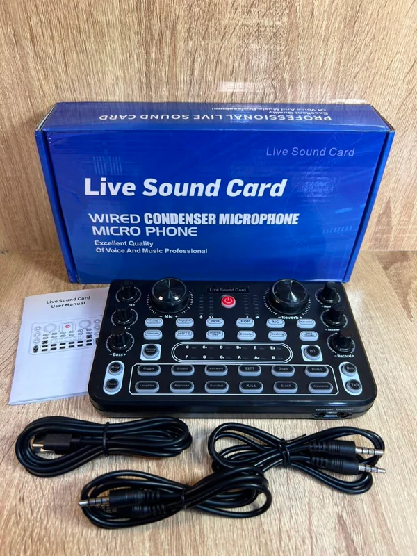 LIVE SOUND CARD X60L - ميكروفونات بالجملة Errayhany Grossiste المغرب