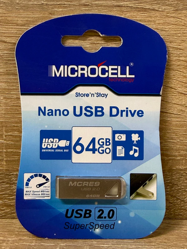 MICROCELL NANO USB  DRIVE 2.0 64GB - تخزين بالجملة Errayhany Grossiste المغرب