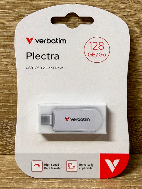 OTG VERBATIM PLECTRA USB-C 3.2 GEN1 DRIVE 128GB - تخزين بالجملة Errayhany Grossiste المغرب