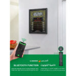 ⁦الحرمين ساعة اذان كبيرة للمنزل او المسجد الحجم 40/30 (أخضر) HA-5101⁩ - الصورة ⁦4⁩