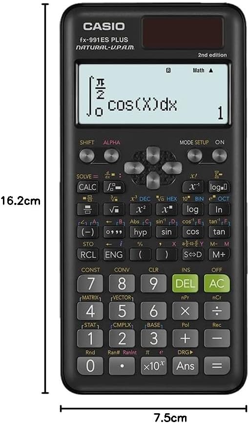 Découvrez la calculatrice scientifique avec affichage naturel et 400+ fonctions. Idéale pour examens, achetez-la maintenant pour booster vos résultats.