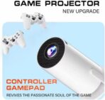 Console de jeu rétro HD avec mini projecteur portable