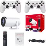 Profitez de plus de 46 000 jeux sur cette console rétro Android HD. Emportez le mini projecteur partout et jouez sur grand écran dès maintenant.