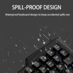 Clavier de jeu mécanique éclairage LED 3 couleurs ergonomique