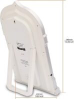 Horloge digitale de prière en aluminium avec cadran doré