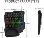 Clavier de jeu mécanique éclairage LED 3 couleurs ergonomique