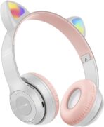 Découvrez ce casque audio sans fil Bluetooth design oreilles de chat. Profitez d'une écoute longue durée et d'un style unique. Achetez-le maintenant !