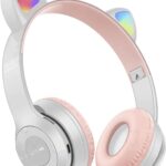 Découvrez ce casque audio sans fil Bluetooth design oreilles de chat. Profitez d'une écoute longue durée et d'un style unique. Achetez-le maintenant !
