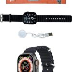 Découvrez la montre intelligente HD avec NFC et appels Bluetooth. Suivez votre santé et profitez d'une charge sans fil facile. Achetez dès maintenant !