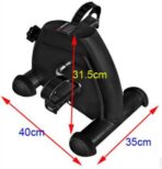 Mini vélo d'exercice portable avec écran LCD et résistance réglable