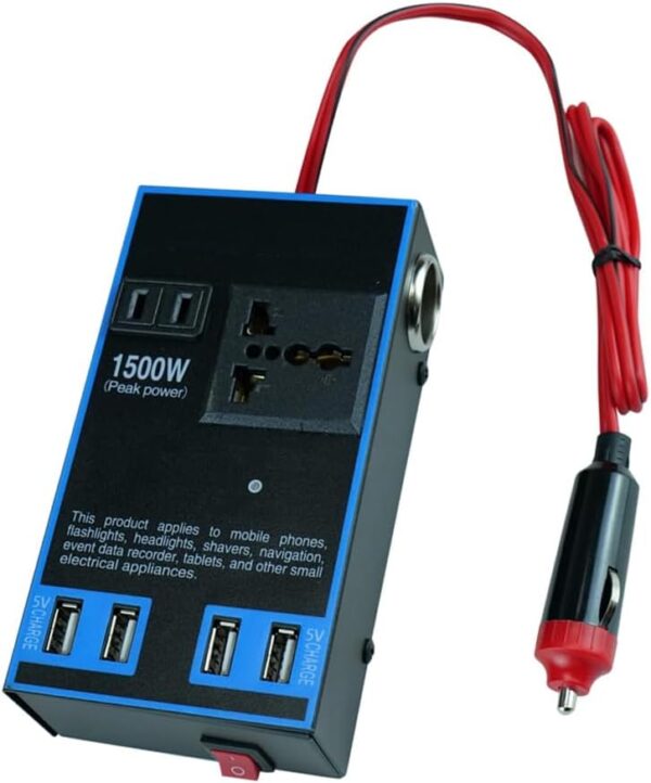 Découvrez l'adaptateur courant auto 12V/24V avec USB et AC. Charge rapide et sûre pour tous vos appareils. Achetez-le maintenant !