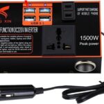 Convertisseur 12V-24V vers 110V-220V avec port USB rapide. Profitez d'une charge sûre et pratique en voiture. Achetez maintenant !