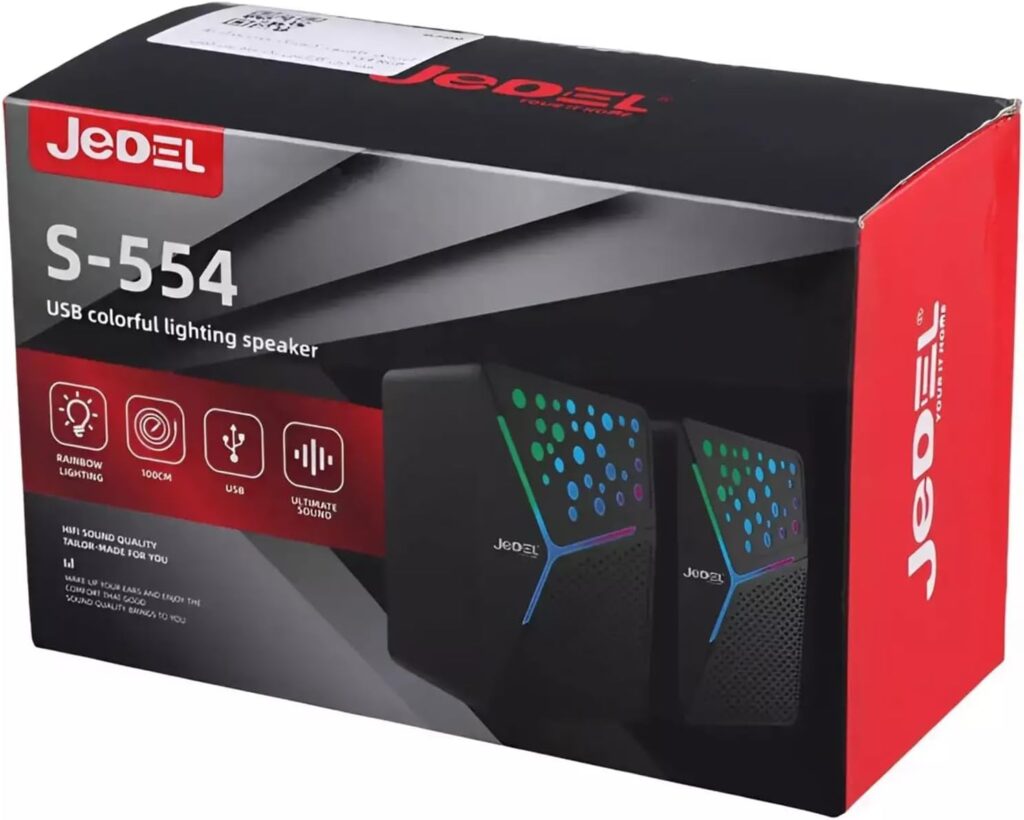 Profitez d'un son clair et de basses profondes avec ces haut-parleurs USB colorés. Faciles à installer, parfaits pour maison, bureau et événements.