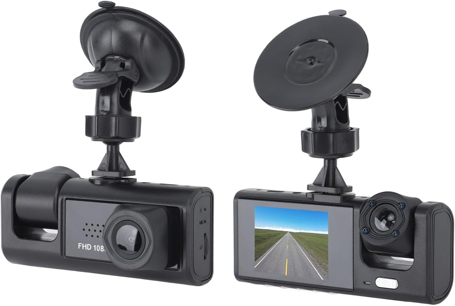 Kit caméra double HD avant/arrière pour véhicule sécurisé Découvrez le kit caméra double HD pour voiture avec grand écran et capteur d'accélération. Sécurisez vos trajets, commandez dès maintenant !