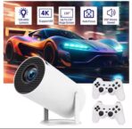 Console de jeu rétro HD avec mini projecteur portable