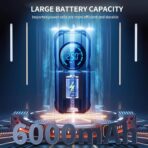 Compresseur d'air portable lithium 150 PSI - Gonflage rapide