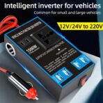 Découvrez l'adaptateur courant auto 12V/24V avec USB et AC. Charge rapide et sûre pour tous vos appareils. Achetez-le maintenant !