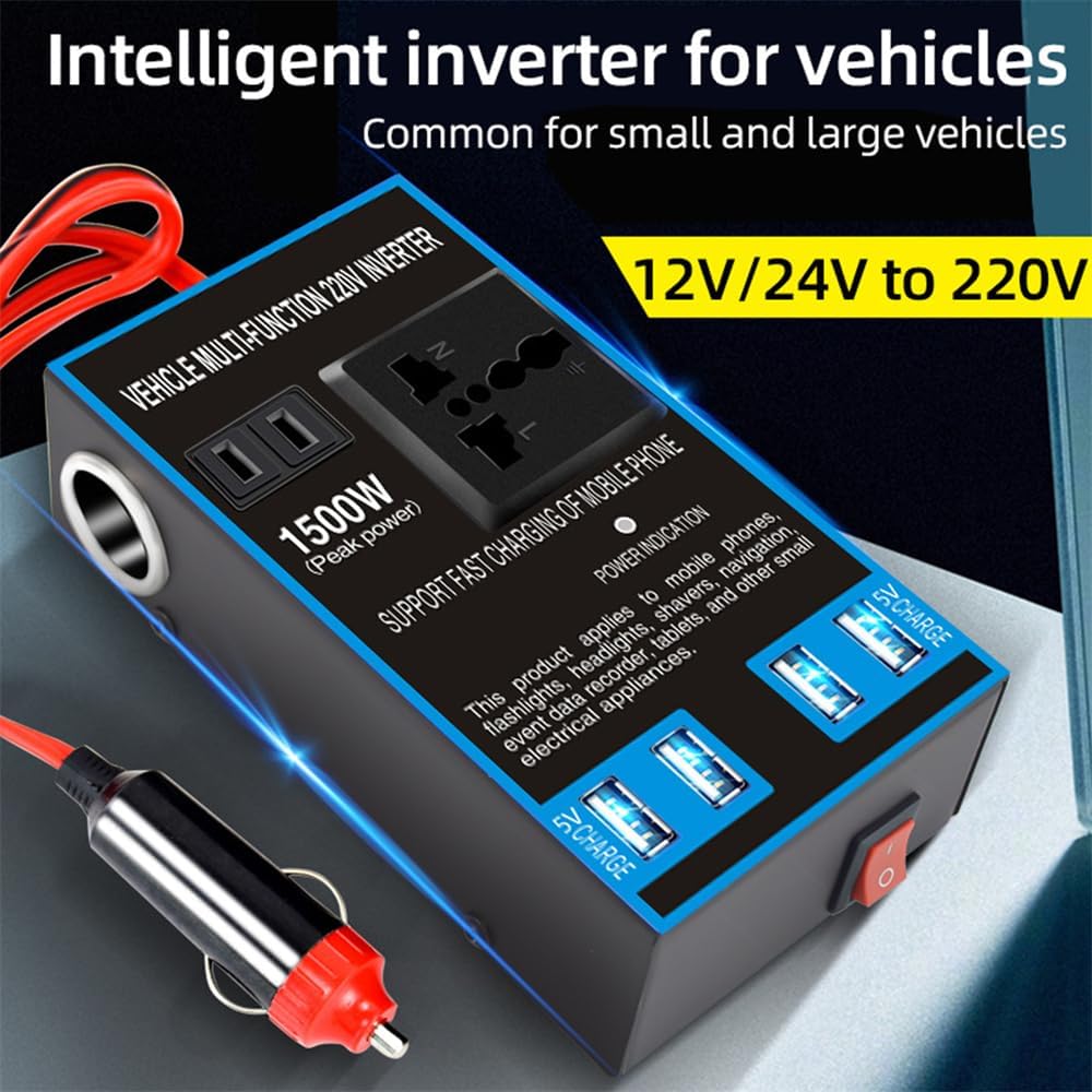 Découvrez l'adaptateur courant auto 12V/24V avec USB et AC. Charge rapide et sûre pour tous vos appareils. Achetez-le maintenant !