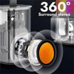 Profitez d'un son clair et puissant avec ce haut-parleur Bluetooth portable. Connectez-le, activez les LED et vibrez à chaque célébration. Achetez-le maintenant !