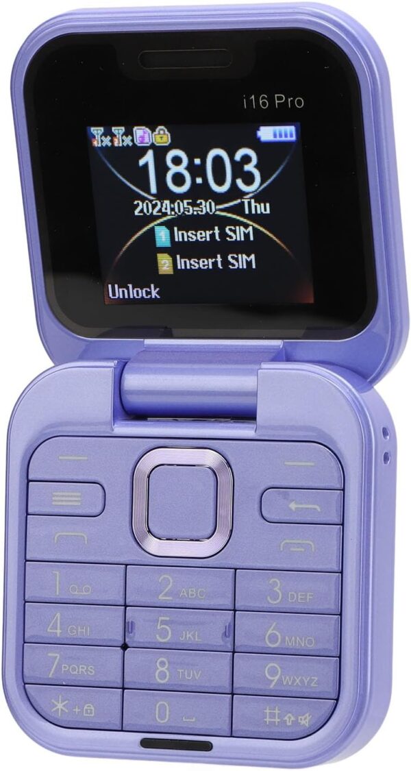 Découvrez ce téléphone pliable à rabat avec double SIM, longue autonomie et lecteur multimédia. Commandez le vôtre dès maintenant !