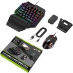 Découvrez le pack clavier et souris gaming portable avec support ajustable. Jouez partout avec précision et confort. Commandez maintenant !