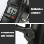 Mini vélo d'exercice portable avec écran LCD et résistance réglable