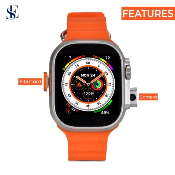 Découvrez la montre intelligente avec caméra HD, suivi santé et communication. Achetez maintenant et restez connecté avec style et précision.