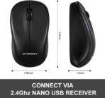 Souris sans fil ergonomique USB - Confort et performance