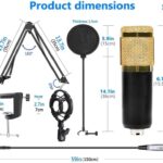 Découvrez notre kit microphone à condensateur professionnel. Qualité studio, bras réglable, accessoires inclus. Commandez pour un son d'enregistrement supérieur !