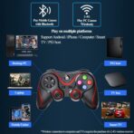 Manette de jeu sans fil compatible Android, iOS, PC & PS3