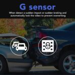 Kit caméra double HD avant/arrière pour véhicule sécurisé