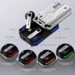 Découvrez nos écouteurs sans fil Bluetooth 5.3 avec annulation de bruit, éclairage RGB et batterie longue durée. Achetez-les pour un son impeccable !