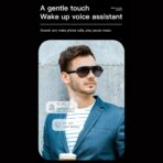 Lunettes intelligentes Bluetooth avec traduction AI multilingue