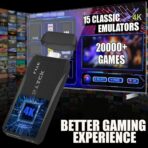 Profitez de 20 000 jeux rétro avec clé HDMI et manettes sans fil. Installez vite, jouez confortablement. Commandez votre console rétro dès maintenant !