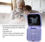 Téléphone portable pliable à rabat : pratique et résistant