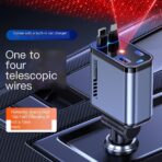 Découvrez notre chargeur voiture ciel étoilé USB-C 120W à double port. Rechargez vite vos appareils en voyage. Commandez-le maintenant !