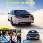 Protégez votre véhicule avec notre caméra 3 canaux HD dotée de vision nocturne IR et enregistrement en boucle. Achetez maintenant pour une sécurité totale.