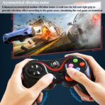 Manette de jeu sans fil compatible Android, iOS, PC & PS3