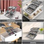 Organisateur tiroir extensible multi-niveaux - Rangement flexible