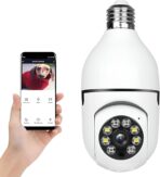 Surveillez discrètement avec la caméra Wi-Fi lampe. Vision nocturne claire et alertes mouvement. Installez facilement, protégez votre intérieur dès aujourd'hui.