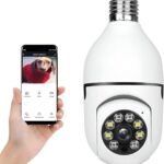 Surveillez discrètement avec la caméra Wi-Fi lampe. Vision nocturne claire et alertes mouvement. Installez facilement, protégez votre intérieur dès aujourd'hui.