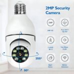 Surveillez discrètement avec la caméra Wi-Fi lampe. Vision nocturne claire et alertes mouvement. Installez facilement, protégez votre intérieur dès aujourd'hui.