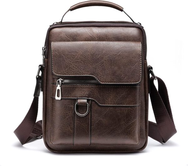 Découvrez cette mallette en cuir homme pour usage quotidien. Sac bandoulière pratique, résistant et ajustable. Commandez la vôtre dès maintenant !
