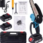 Découvrez la mini scie électrique portable parfaite pour couper bois et branches. Achetez-la pour un usage extérieur facile et précis.