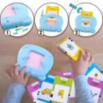 Jouet éducatif bilingue interactif pour enfants - Anglais & Arabe